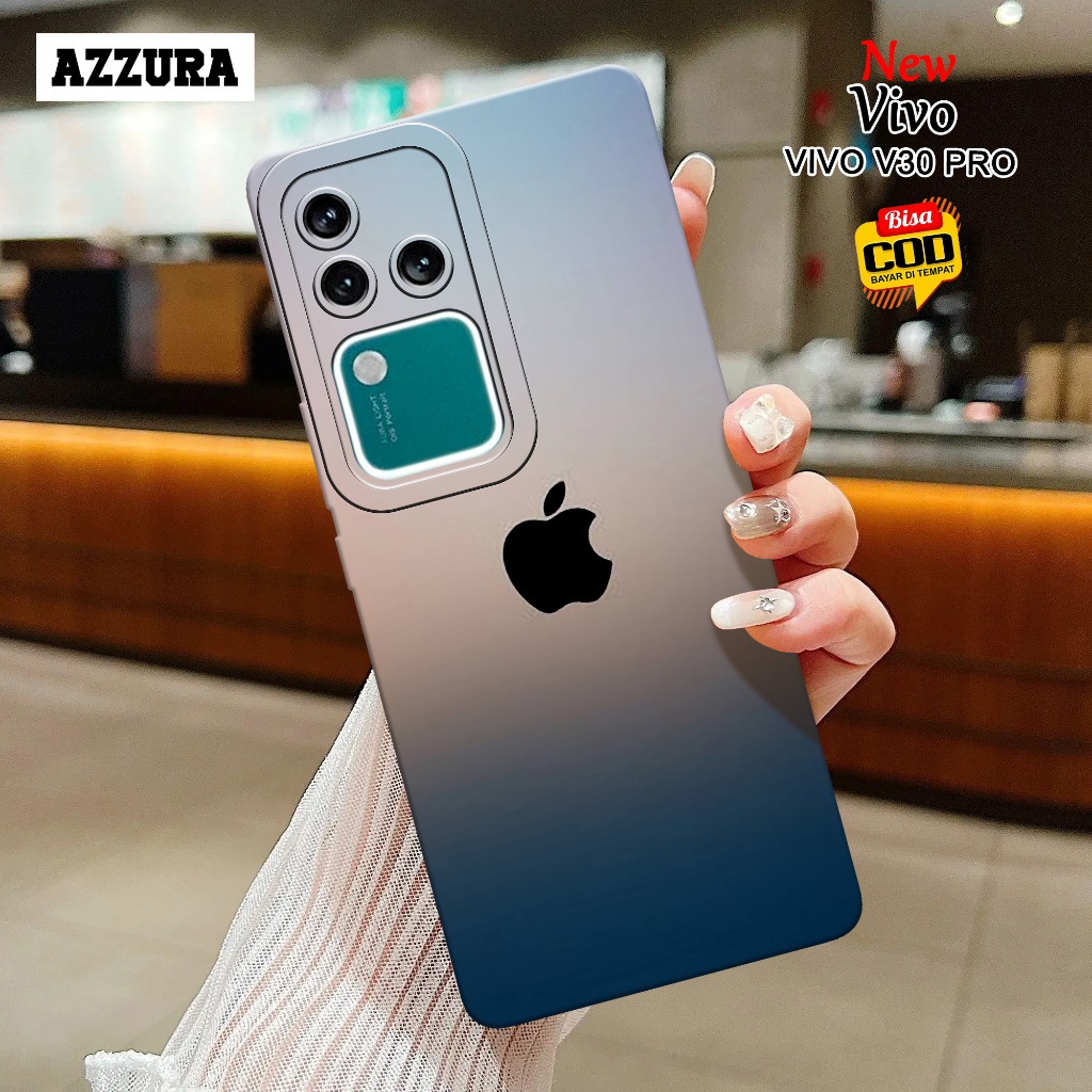 AZZURA - Case Vivo V30 Pro 2024 Terbaru - Fashion Case Logo Ip - Casing Hp Vivo V30 Pro 2024 Terbaru