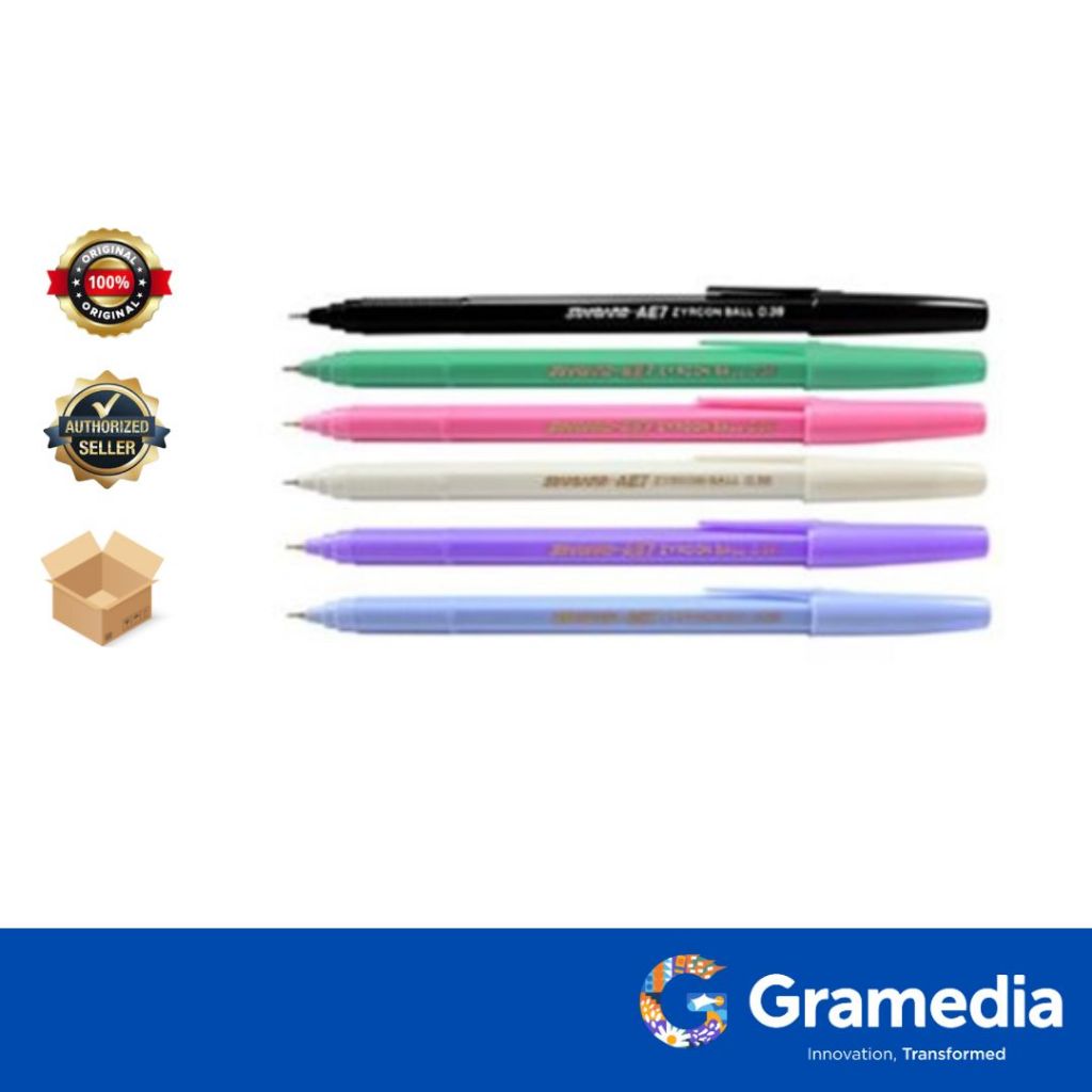 

Gramedia Surabaya- standard ae7 zyconball 0.38/6pcs