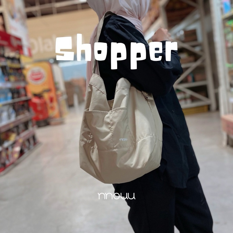 Nnouu SHOPPER | Shopping Totebag | Shoulder Bag | Tas Bahu Wanita