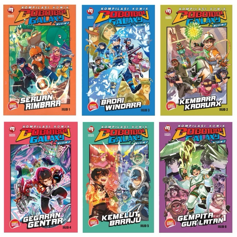 Kompilasi Komik BOBOIBOY GALAXY MUSIM 2