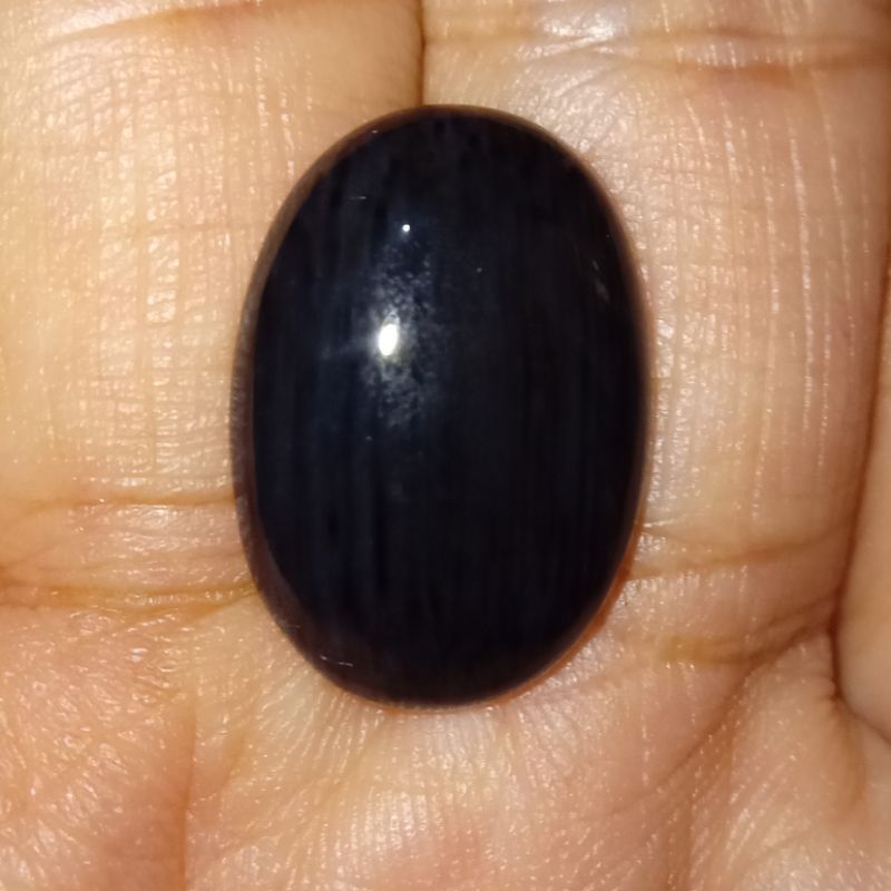 Natural Kecubung Wulung Serat Sulaiman Tembus Merah