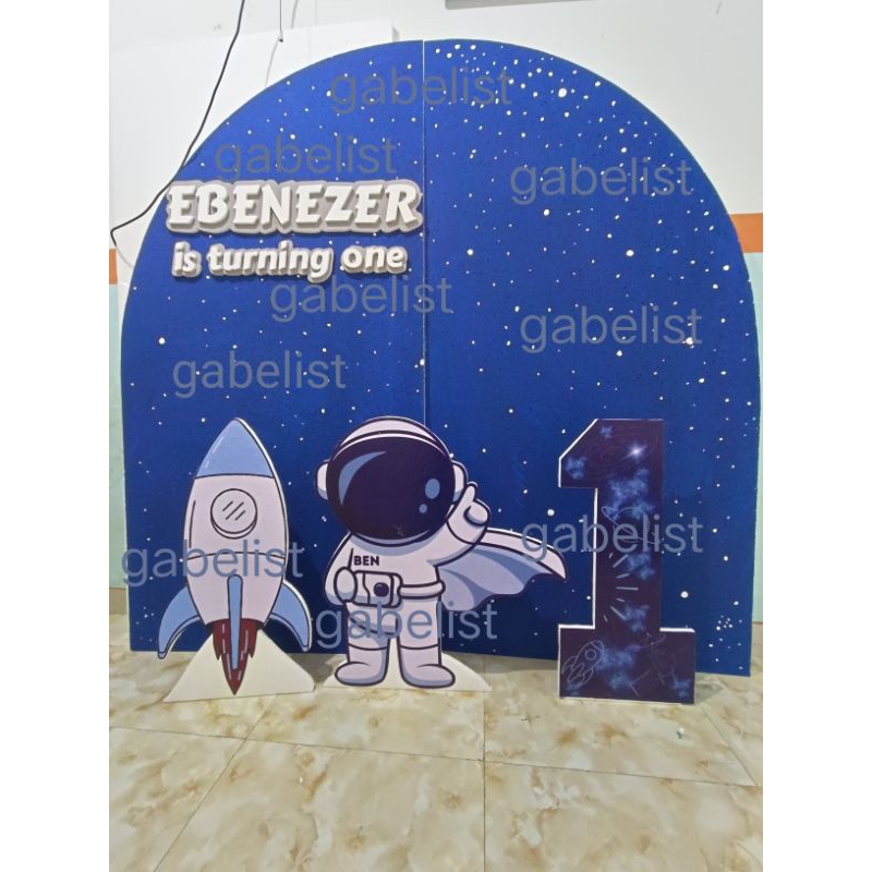 RB Custom Backdrop Tasyakuran Ulang Tahun Anak Styrofoam