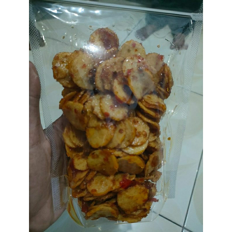 

Keripik Gemblong Pedas Bumbu Rujak