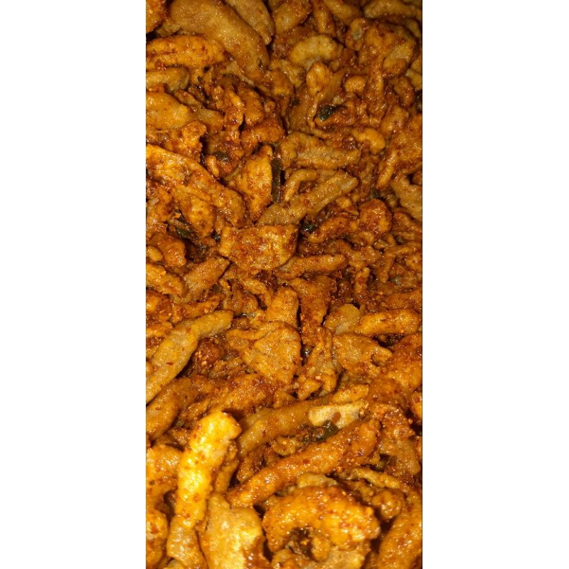 

Usus krispi pedas daun jeruk