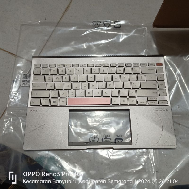 FRAME KEYBORD LAPTOP ASUS Zenbook UX5401 UX5400 UX5400E UX5401EA UX5400EG 4601UK00 4602TU00 4602KO00