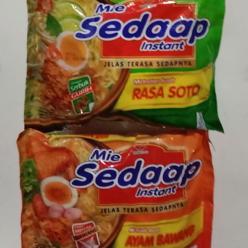 

MIE SEDAP RASA SOTO, MIE SEDAP RASA AYAM BAWANG