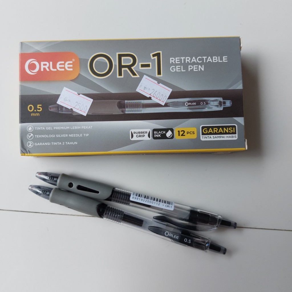 

Pulpen Cetek Orlee OR-1 Retractable Pen 0.5mm Hitam - 1 LUSIN