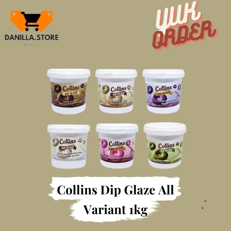 

Collins Dip Glaze 1kg ( All Variant )