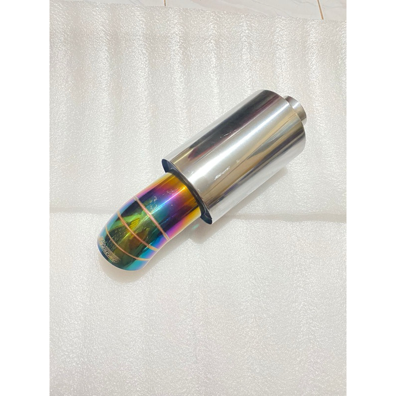 Knalpot Mobil JS Racing Rainbow Bass Adem Gahar Empuk