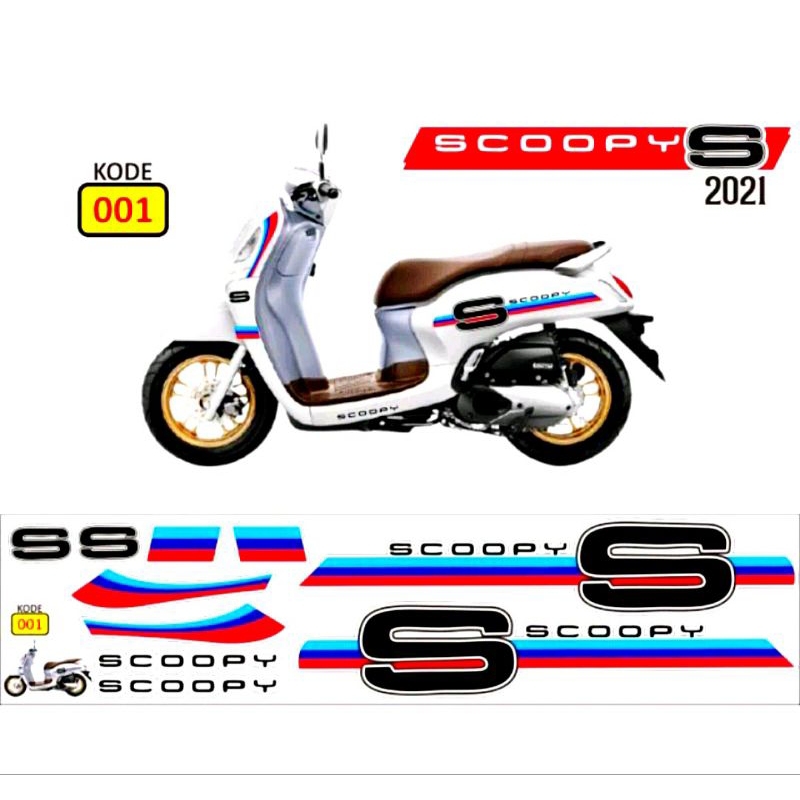 striping scoopy / striping list scopy / striping scopy list / variasi scopy