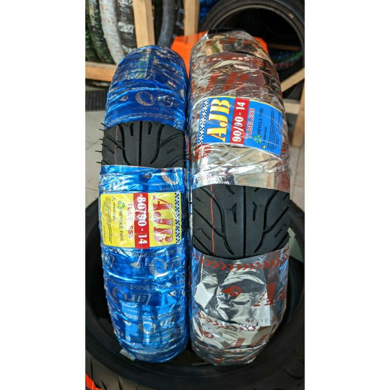 AJB Ban Depan Motor Matic Tubles 80/90 - 14" Full Press, Vario,Mio,Beat,Fino
