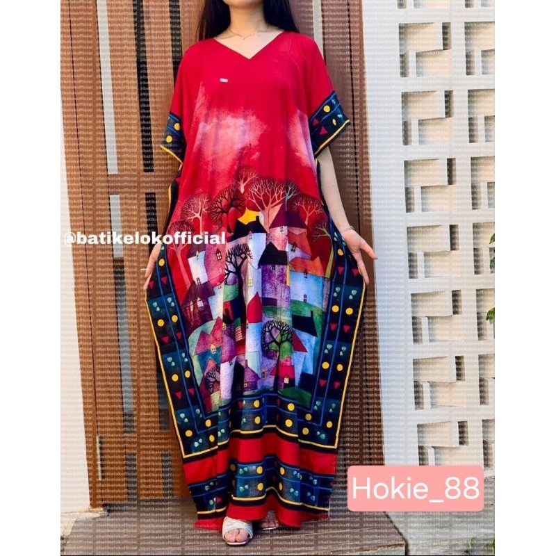 Daster Elok Kalong Serut Jumbo