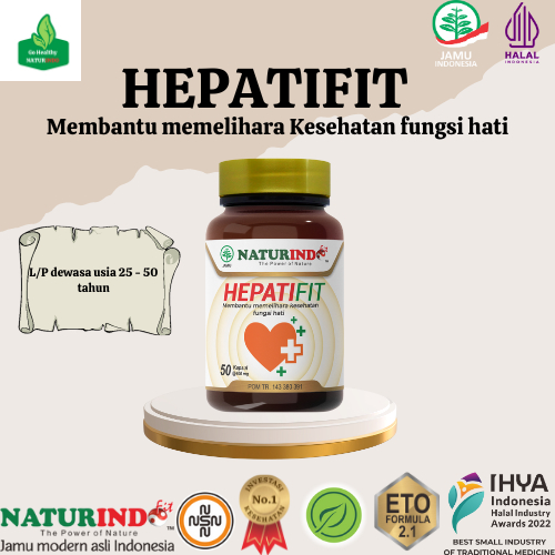 Obat Liver Batu Empedu Herbal Gatal Ampuh Alergi Hepatifit Naturindo - HEPATIFIT NEW