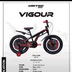 SEPEDA ANAK BMX UNITED VIGOUR 16 INCH BAN JUMBO