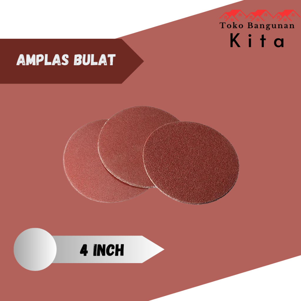 Amplas Bulat 4 inch
