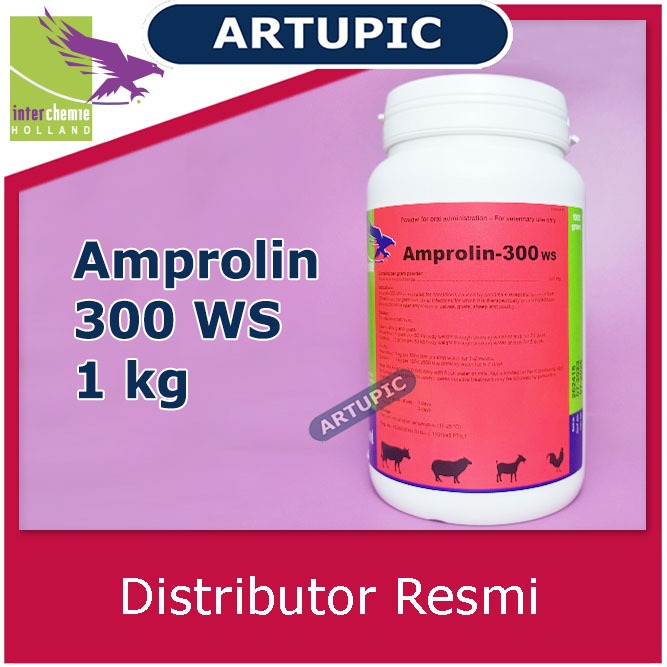 Amprolin 300 WS 1 kg Obat Koksidiosis AMPUH Anti Koksi Hewan Ternak Ayam Unggas