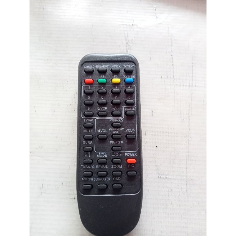 remote tv polytron tabung