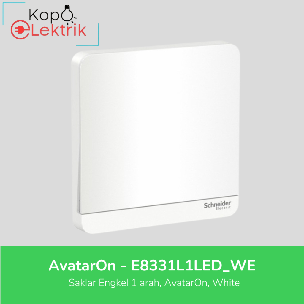 Saklar Engkel Putih WE Avatar On Schneider