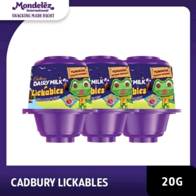 

Lickables Cadbury coklat dengan koleksi mainan