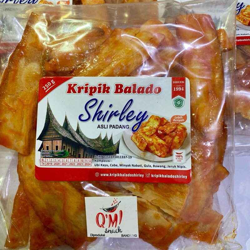 

keripik singkong balado padang shirley