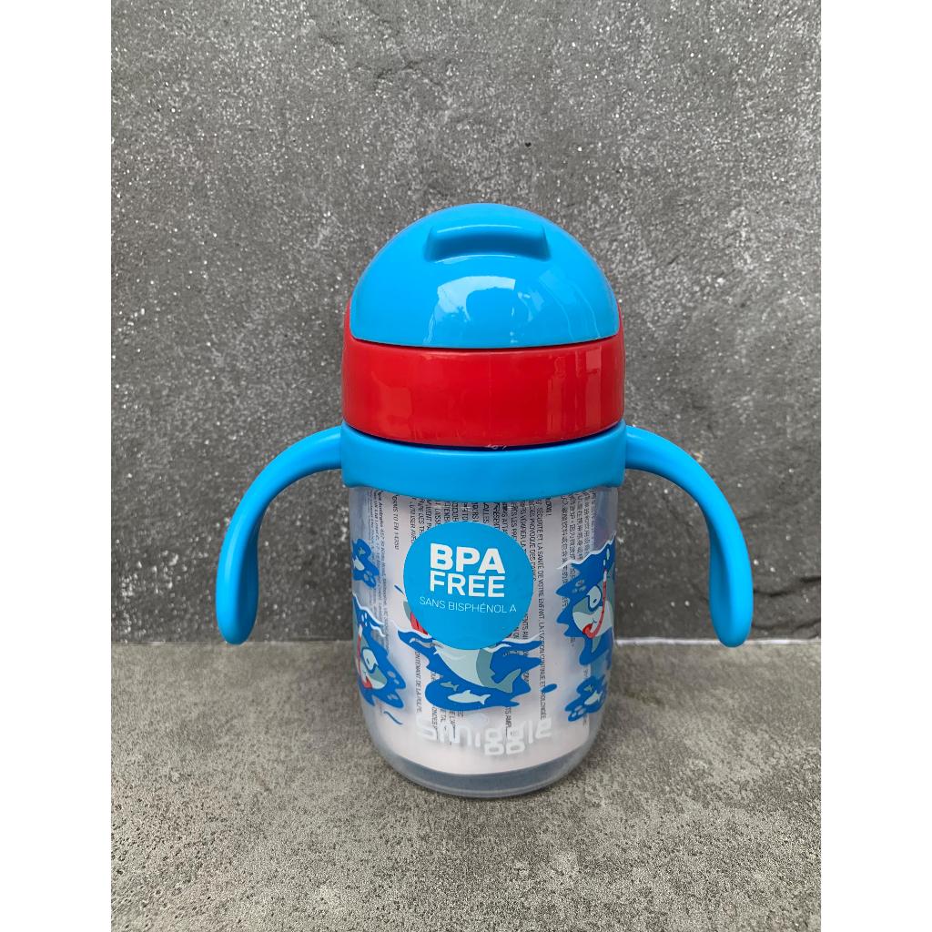 SMIGGLE TEENY TINY OVER AND UNDER SIPPY BOTTLE SHARK - BOTOL MINUM SMIGGLE