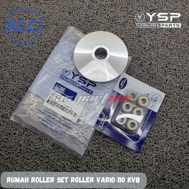 RUMAH ROLLER SET ROLLER VARIO 110 KVB / BEAT FI 2012-2015 / SCOOPY FI / SPACY FI ORIGINAL FCC