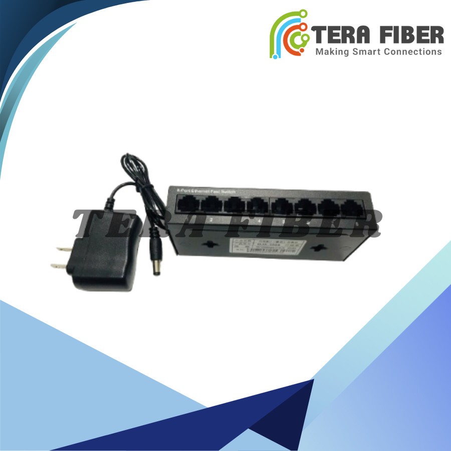 SWITCH HUB 8 Port RJ45 10/100 mbps Fast Ethernet Switch 8 PORT