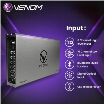 VENOM PROCESSOR AUDIO 8CHANNEL AKTIF VPR 2.8