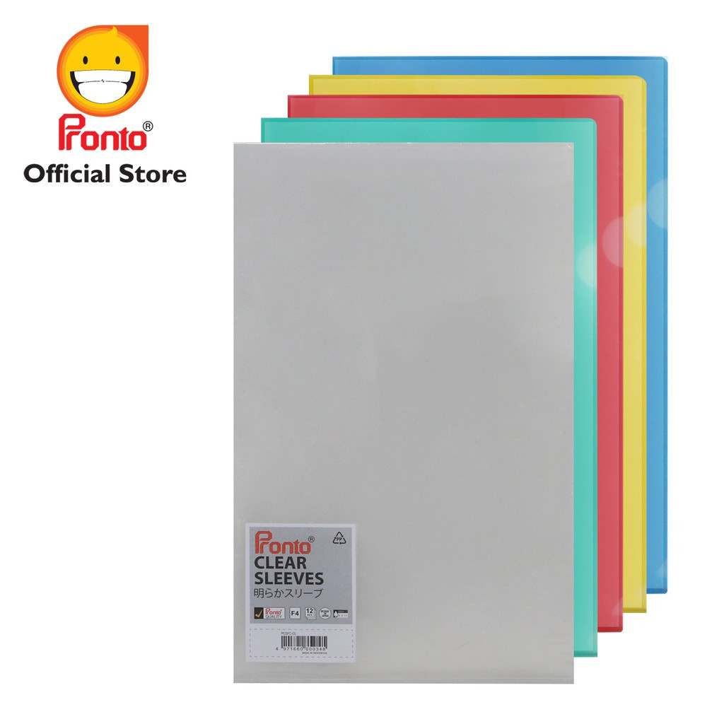 

Pronto Map Plastik Clear Sleeves F4