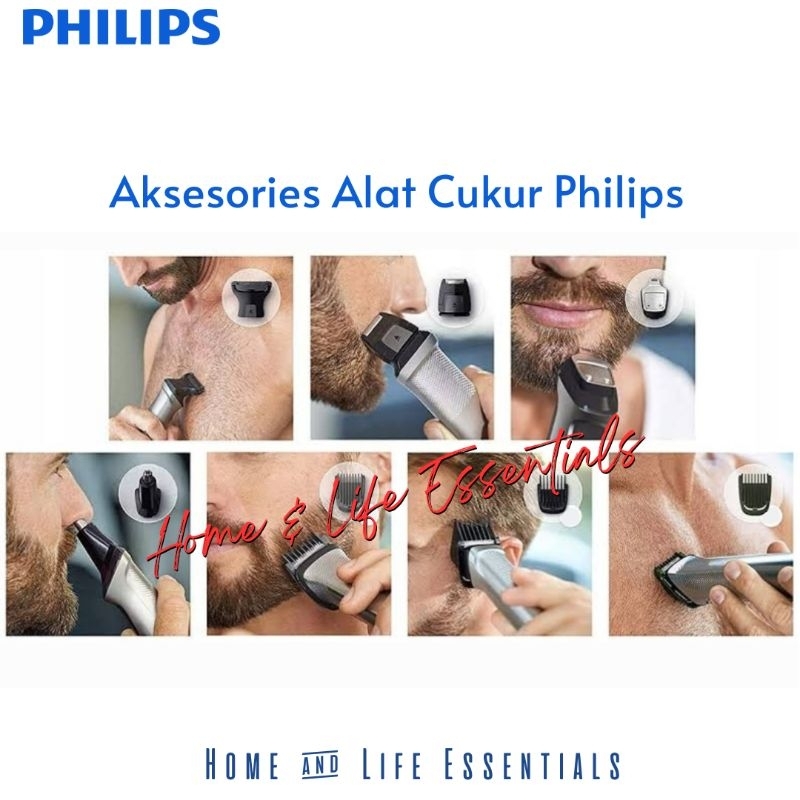 Sisir dan Pisau Cukur Philips Shaver Aksesories Alat Cukur Philips
