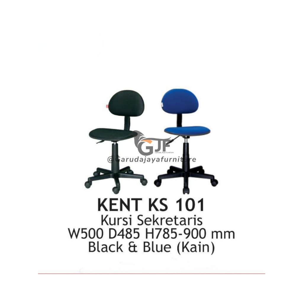 KURSI KANTOR HIDROLIK / KURSI SEKRETARIS KURSI BELAJAR PUTAR BERODA ACTIV KENT KS