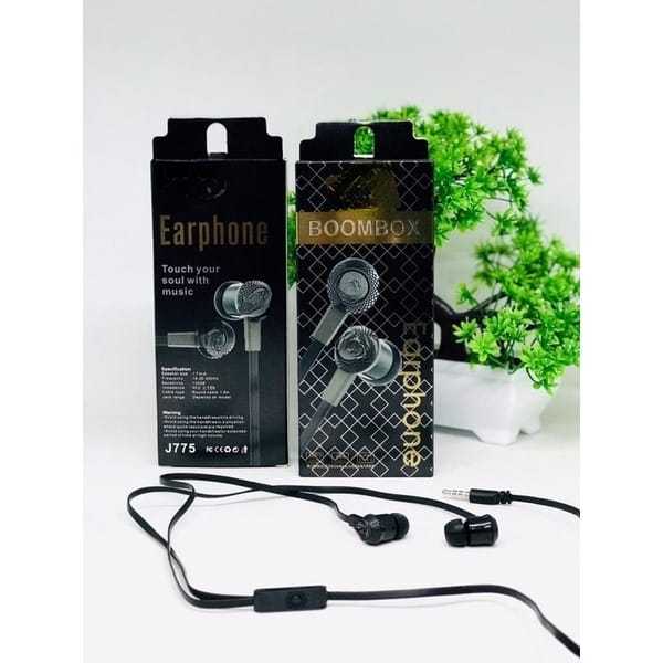 GROSIR HEADSET J BOOMBOX J775 REAL MASTER SOUND BASS EARPHONE