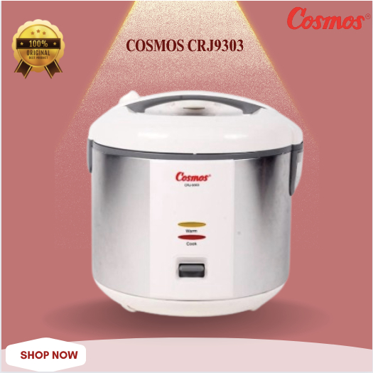 COSMOS RICE COOKER NON STICK CRJ9303 2L ORIGINAL TERMURAH/CRJ-9303/CRJ 9303/CRJ-9303/CRJ 9303
