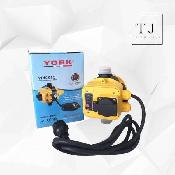 YORK YRK 01 C Automatic Pressure Control Otomatis Pompa Air / Pendorong