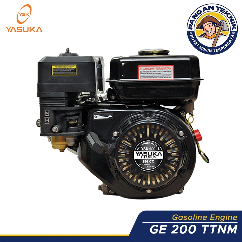 Promo Mesin Penggerak Bensin Yasuka Gx 200 Titanium Mesin Ketintig