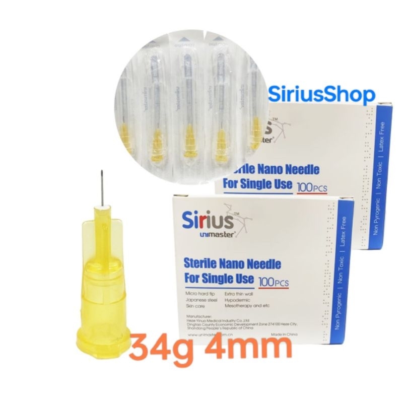 Jarum Meso 34g 4mm ecer satuan (1pcs)