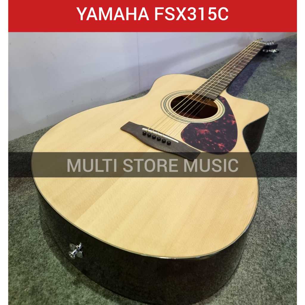 Gitar akustik elektrik YAMAHA FSX315 - FSX 315 - FSX315C - FSX 315C - FSX-315-C - NATURAL - ORIGINAL
