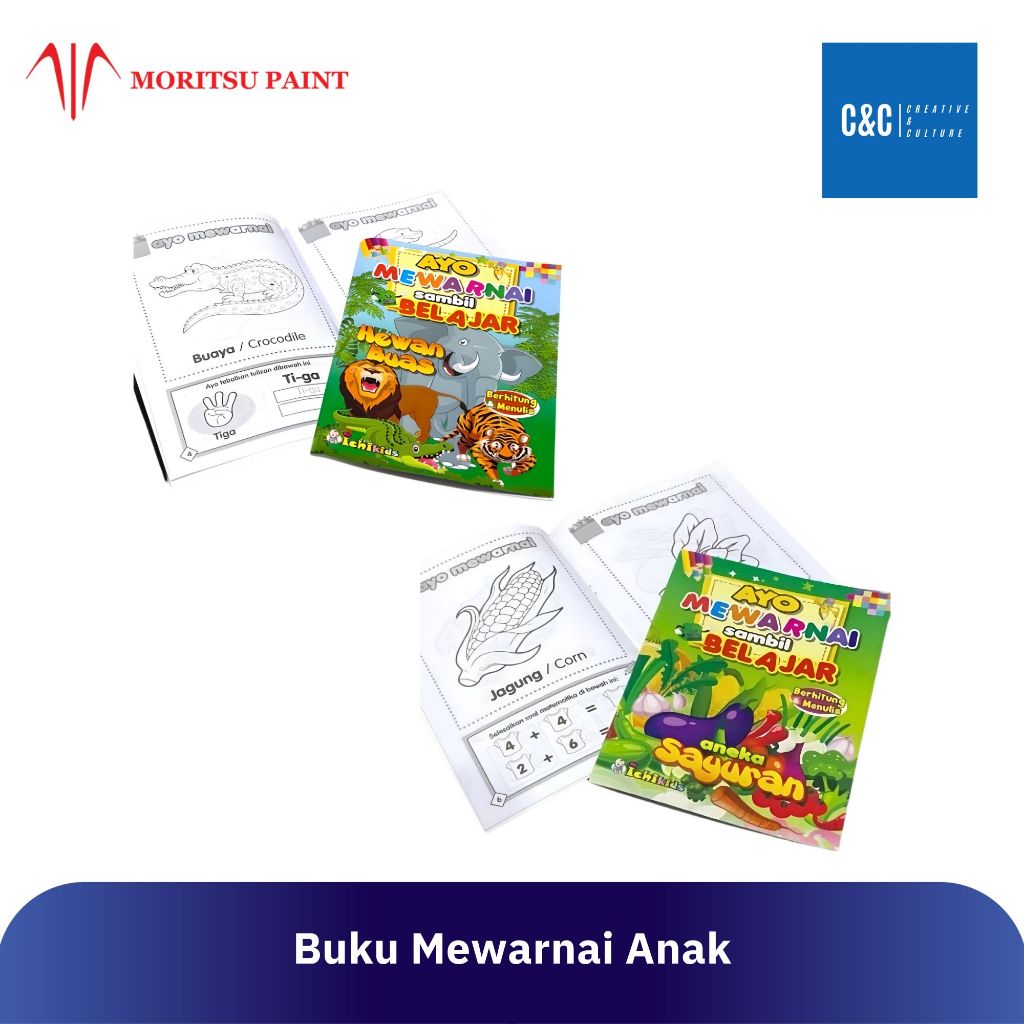 

Buku Mewarnai Anak Murah Tema Terlengkap - Colouring Book All Variant