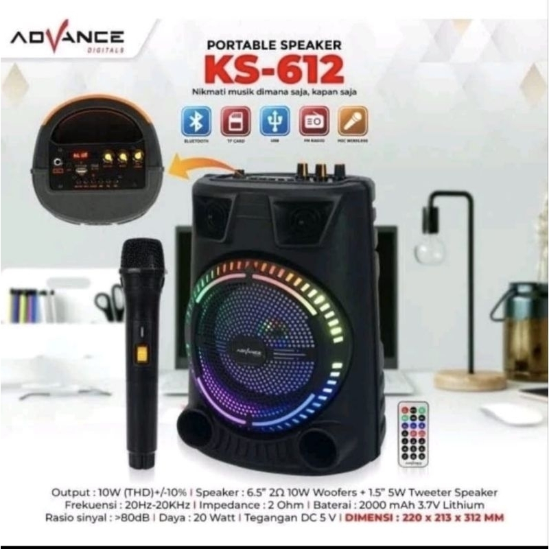 Advance Speaker KS-612 821 KV-6270 8010 8020 8030 8270 8290 MURAH BERKUALITAS