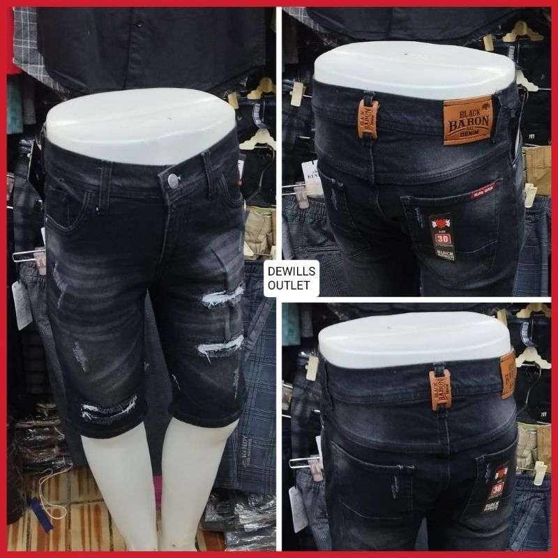 BLACK VIPER CELANA PENDEK JEANS SOBEK PRIA ORIGINAL | VLG36