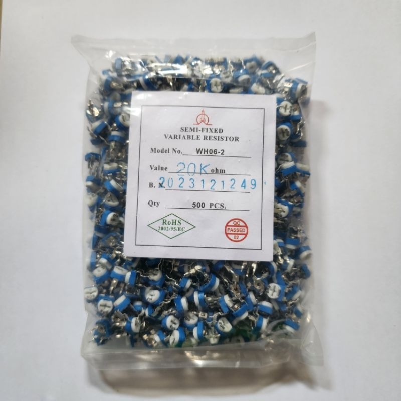 Grosir 500 Pcs Trimpot Trimmer VR 203 20k