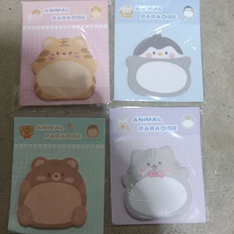 

stikinote cute hewan