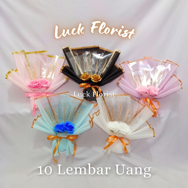 Buket Uang Kosongan 10 Lembar - Kerangka Buket Uang - Buket Bunga Uang Lembaran - Buket Uang Ultah A