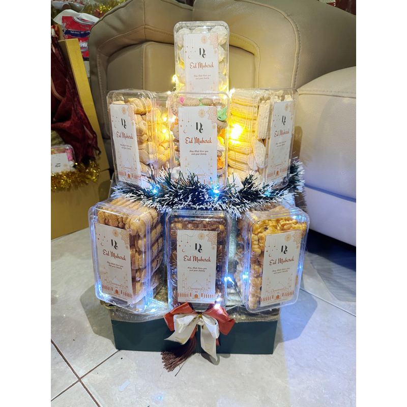 

hampers lebaran idul fitri unik isi 9 toples kue kering