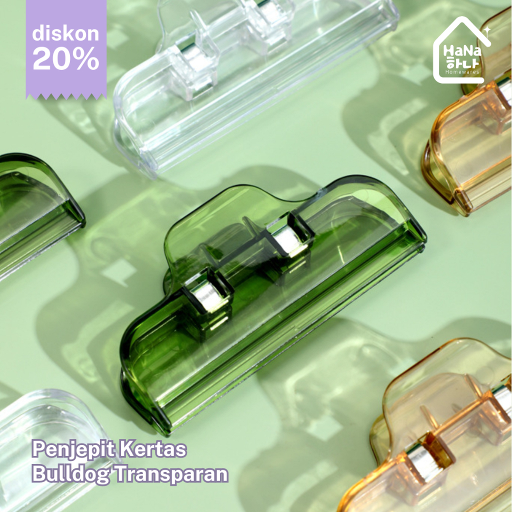 

Klip Kertas Transparan Klip Snacks Serbaguna - Paper Clip - Bulldog Clip 10cm
