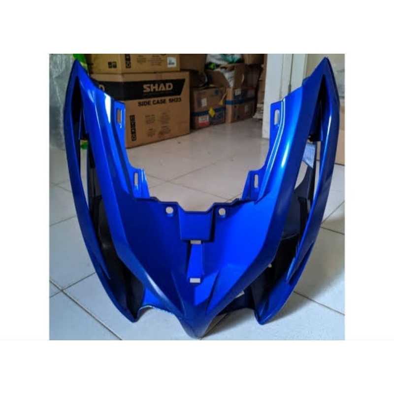 cover tebeng reflektor depan vario 125 old biru / cover fr vario 125 old biru / 64301-KZR-600PTB