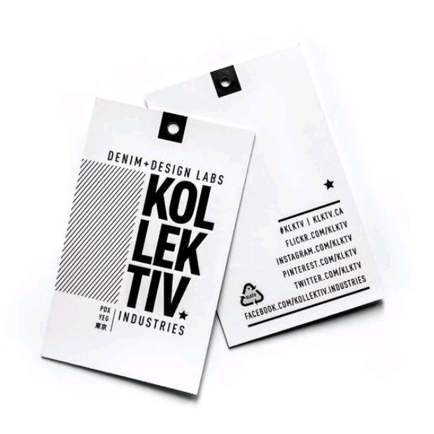 

Hangtag 2 sisi, Hang Tag bolak balik BONUS TALI hangstag namestag Hangtag baju label Hangtag merek