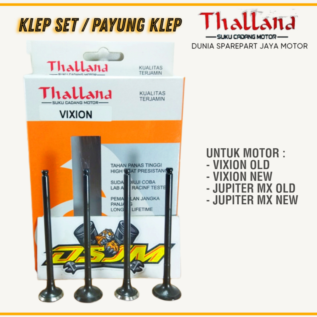 KLEP SET VIXION OLD / PAYUNG KLEP VIXION NEW / MX OLD / MX NEW THALLAND