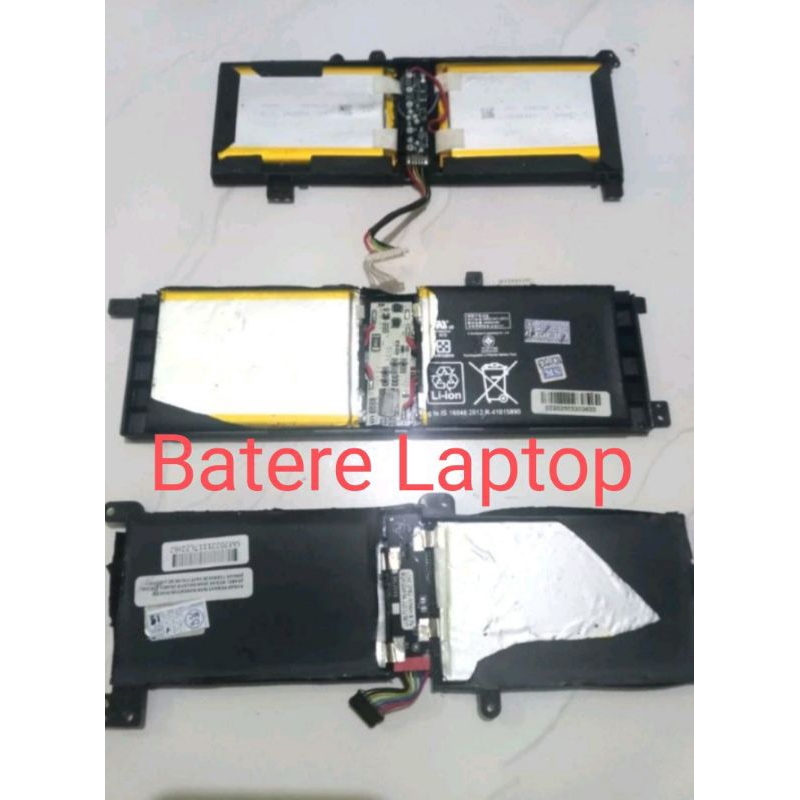 Baterai laptop Baterai Polymere Baterai laptop paket isi 2