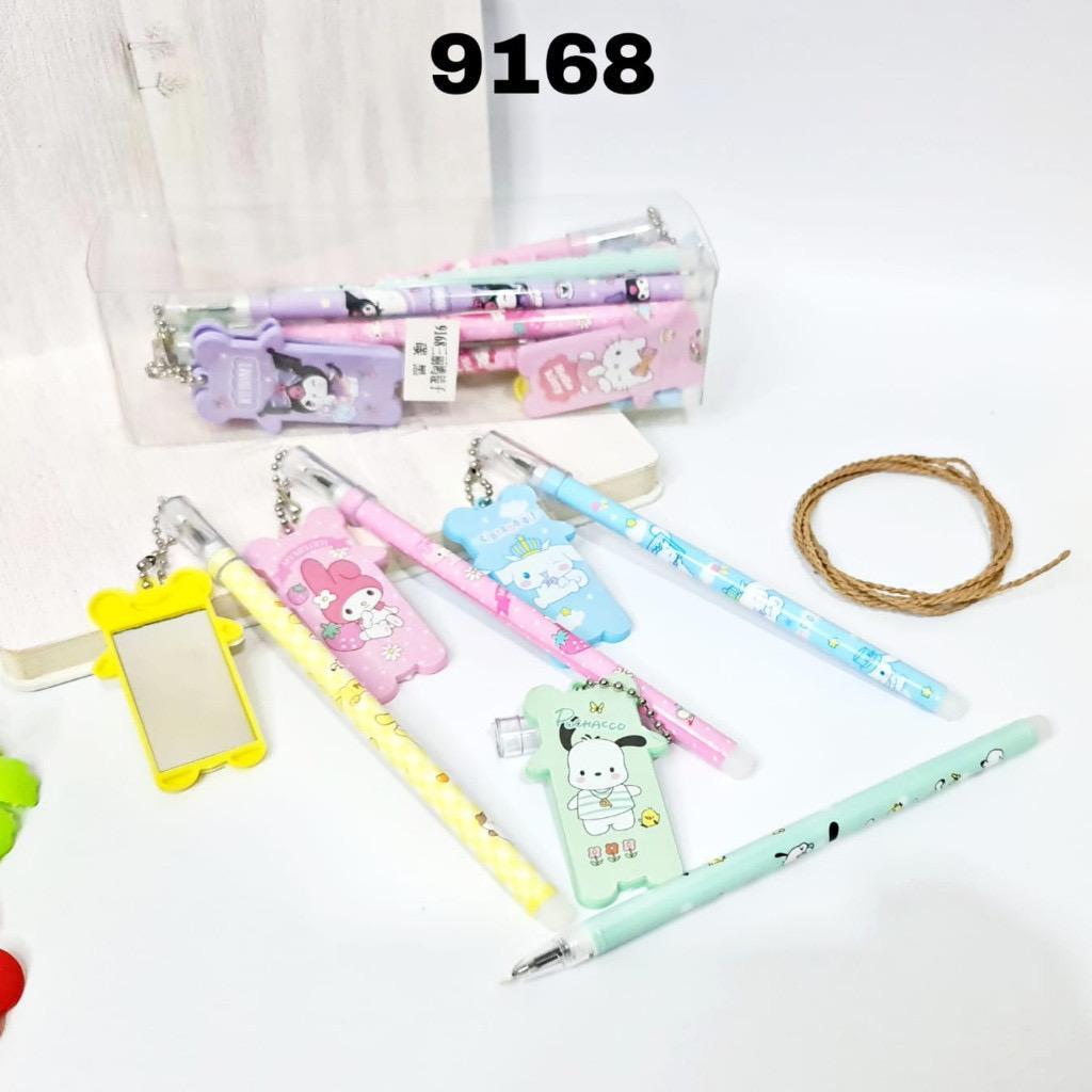 

Ay00! [ 1BOX 12PCS ] PULPEN GEL GANTUNGAN KACA SISIR KARAKTER SANRIO LOTSO / PEN CERMIN SANRIO